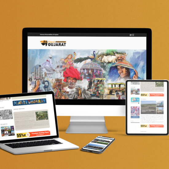 Planet Gujarat Website Design